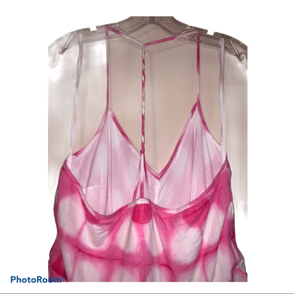 ❌SOLD❌Anthropologie Pink Tie-dye Geneva Maxi Dress - Picture 7 of 10